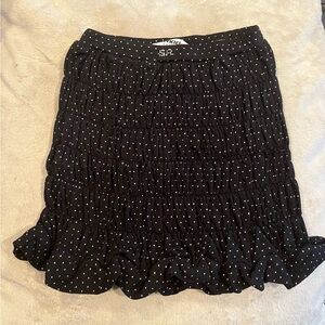 Sonia Rykiel Skirt Girls sz 10 black polkadot NWT